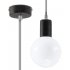 Lampa wisząca EDISON Szara SL.0151 Sollux