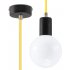 Lampa wisząca EDISON Żółta SL.0153 Sollux