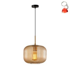 Lampa wisząca Gavino PND-26476-1-BRO-AMB Italux