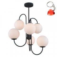 Lampa wisząca Gela PND-5500-6-BK Italux