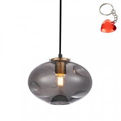 Lampa wisząca HATELLA PND-112038-1-BRO + SG Italux