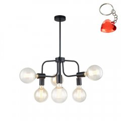 Lampa wisząca Kristy MDM-3678 / 6 BK Italux