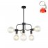 Lampa wisząca Kristy MDM-3678/6 BK Italux