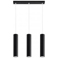 Lampa wisząca LAGOS 3 Czarny SL.0329 Sollux