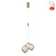 Lampa wisząca LED 12W Butero PND-34359-3-HBR-AMB Italux