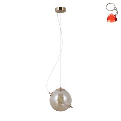 Lampa wisząca LED 12W Nola PND-34366-HBR-AMB Italux