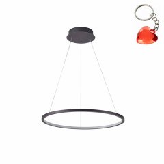 Lampa wisząca LED 24W VINOLA PND-56135B-040RPC-BK-3KS4K Italux