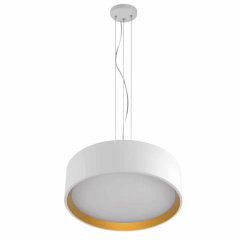 Lampa wisząca LED 36W WW Hudson LP-043 / 1P WH / GD Light Prestige