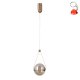 Lampa wisząca LED 6W Rastia PND-34361-S-HBR-AMB Italux