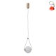 Lampa wisząca LED 6W Rastia PND-34361-S-HBR-OPAL Italux