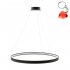 Lampa wisząca LED CIRCLE 110 LA0722/1 - BK Zuma Line