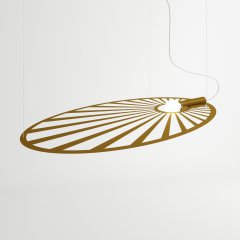 Lampa wisząca LEHDET złota TH.001ZL Thoro