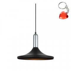 Lampa wisząca Lusty MDM-3027 / 1 BK + CR Italux