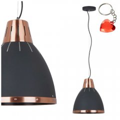 Lampa wisząca Merton MD-HN8209 BK + RC Italux