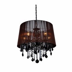 Lampa wisząca Mona 5 LP-5005 / 5P czarna Light Prestige