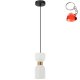 Lampa wisząca MONZA PND-57602-1-BRO Italux