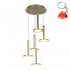 Lampa wisząca Oliver MD17033012-5A GOLD Italux