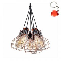 Lampa wisząca Perifo MDM-2272 / 6 BK + COP Italux