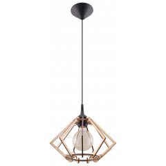 Lampa wisząca POMPELMO Naturalne Drewno SL.0393 Sollux