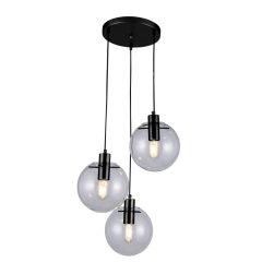 Lampa wisząca Puerto 3 LP-004 / 3P BK Light Prestige