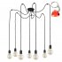 Lampa wisząca QUALLE czarny 2363 TK Lighting