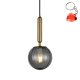 Lampa wisząca RAVENA PND-2324-1 BRO+SG Italux