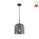 Lampa wisząca Renti PND-25205-1L-BK-SG Italux