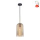 Lampa wisząca Renti PND-25205-1S-BK-AMB Italux