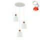 Lampa wisząca Restenza PND-2439-3-WH Italux