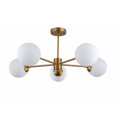 Lampa wisząca Roma 5 złoty LP-1345 / 5P GD Light Prestige