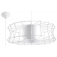 Lampa wisząca SALERNO Biała SL.0299 Sollux