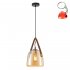 Lampa wisząca SOLTA PND-24342-1-BK-AMB Italux