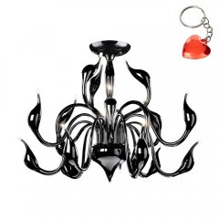 Lampa wisząca Swan MX8098-18A BLAC Italux