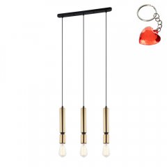 Lampa wisząca Torla PEN-5041-3-BKBR Italux