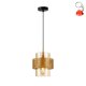 Lampa wisząca Vinoti PND-22132-1S-GD-AMB Italux