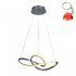 Lampa wisząca Vita MD17011010-1A SILV Italux