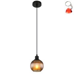 Lampa wisząca ZUMBA 15638P Globo