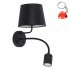 Kinkiet do czytania MAJA BLACK 2537 TK Lighting