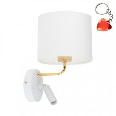 Kinkiet do czytania RICHI WHITE / GOLD 1370 TK Lighting