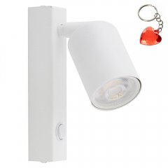 Kinkiet z włącznikiem TOP WHITE 6186 TK Lighting