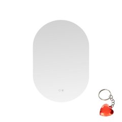 Podgrzewane lustro łazienkowe owalne z podświetleniem LED 24W D3002 Zuma Line