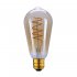 Żarówka LED 6W Spiral Amber E27 2200K 3S DIMM 757-ST64-3DM-SR-AMB Italux