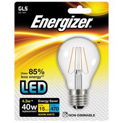 Żarówka LED FILAMENT E27 4.3W S9024 Energizer