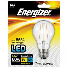 Żarówka LED FILAMENT E27 6.2W S9026 Energizer