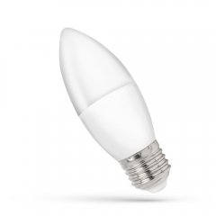 Żarówka LED Świecowa 4W E27 NW WOJ + 14507_4W Spectrum