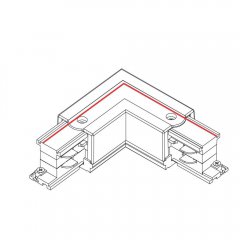 Łącznik zasilający lewy typu "L" do szynoprzewodu CTLS L-L 8705 Nowodvorski