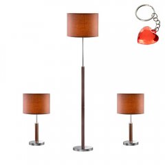 Lampa podłogowa stołowa Barnett 97031-3BR komplet Italux