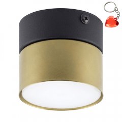 Oprawa natynkowa spot SPACE BLACK / GOLD 6140 TK Lighting