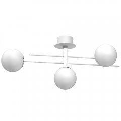 Lampa sufitowa 3-punktowa mleczne kule SATELIT 4576 Luminex