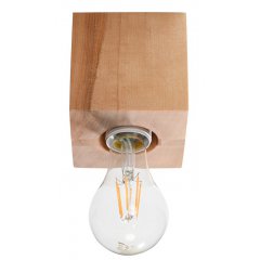 Lampa sufitowa ABEL naturalne drewno SL.0675 Sollux